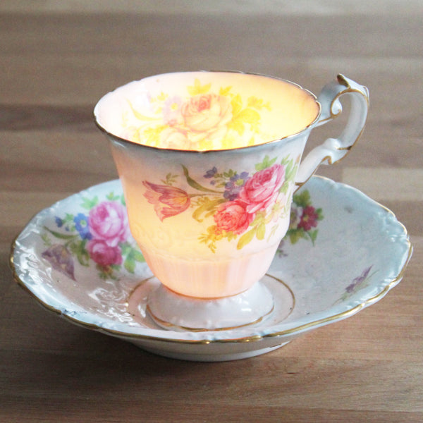 vintage teacup candle giveaway|tirage tasse-bougie vintage