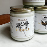 Clover soy candle - Wildflower collection