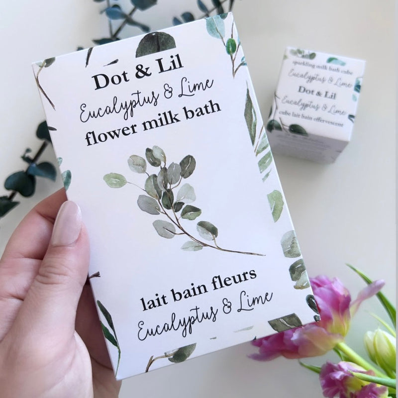 NEW - Eucalyptus & Lime bath milk sachet