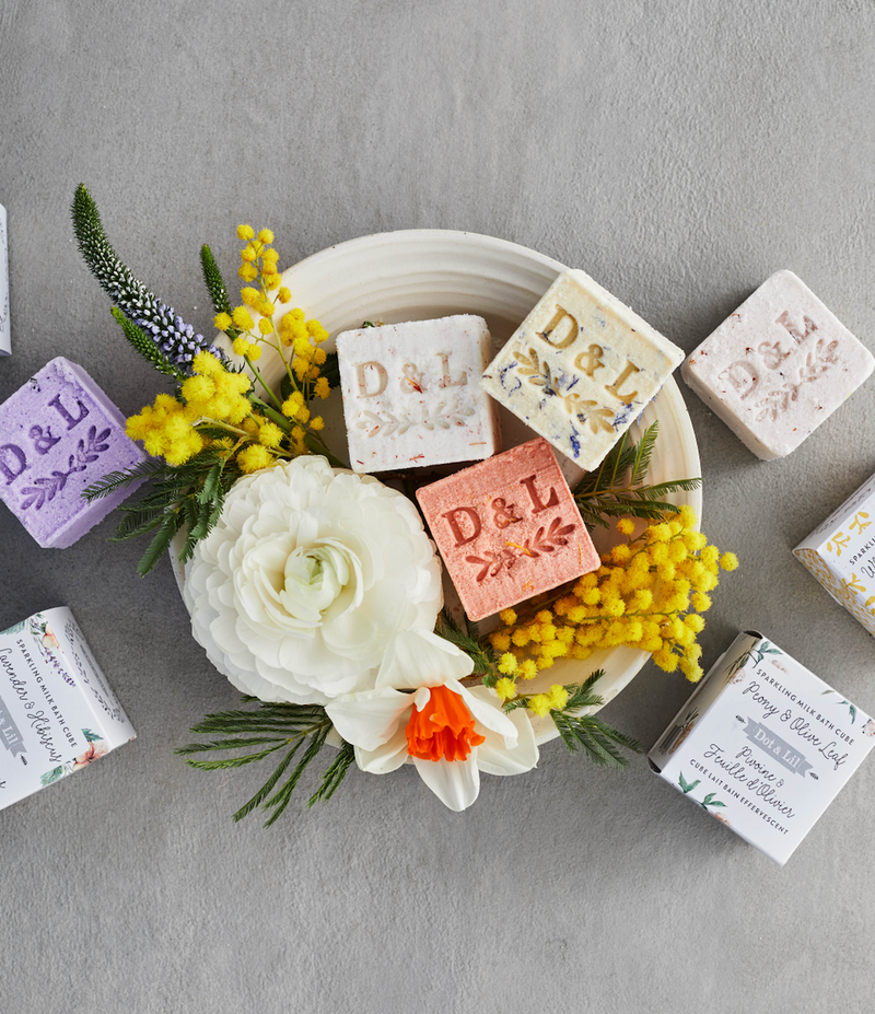 la rentrée - lot de cubes lait bain