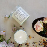 rice flower soy candle