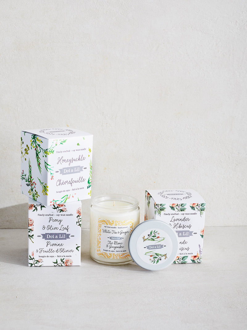 honeysuckle soy candle