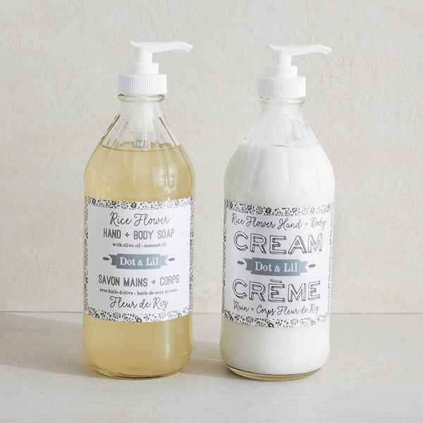 rice flower hand + body crème