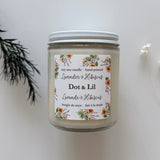 lavender & hibiscus soy candle