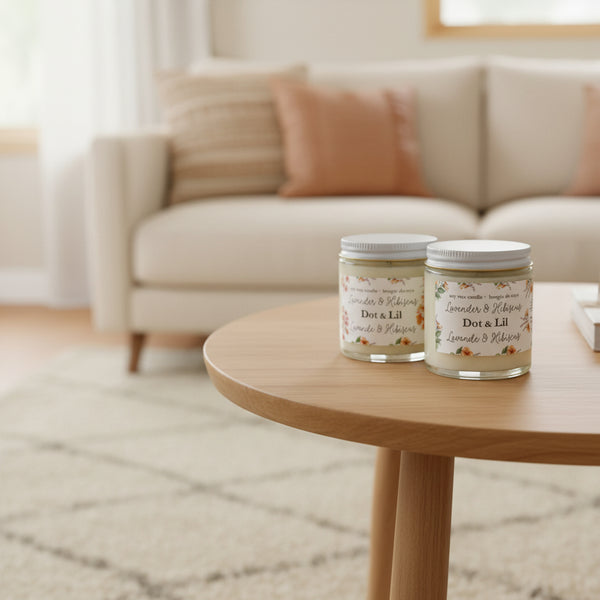 Petite bougie de soya la lavande 3.5 oz