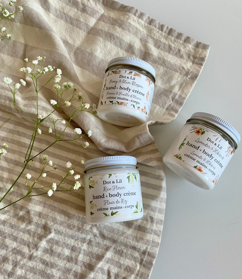 rice flower hand + body crème
