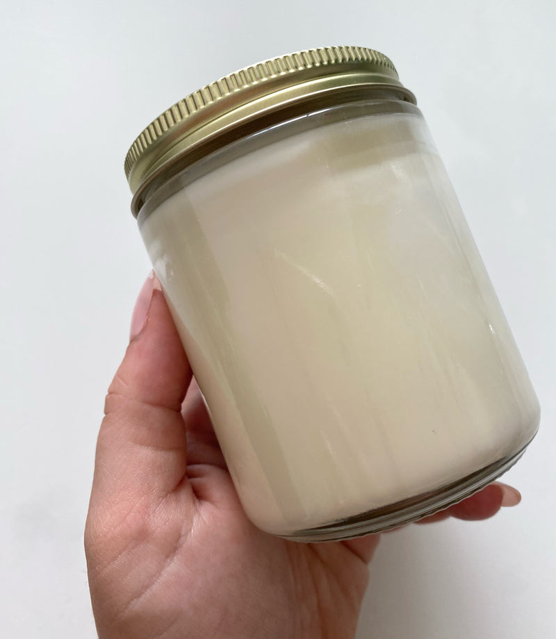 less-than-perfect-wildflower clover candle