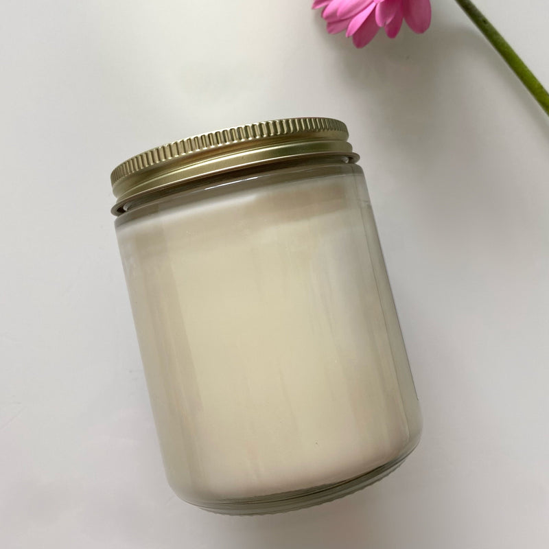 less-than-perfect-wildflower clover candle