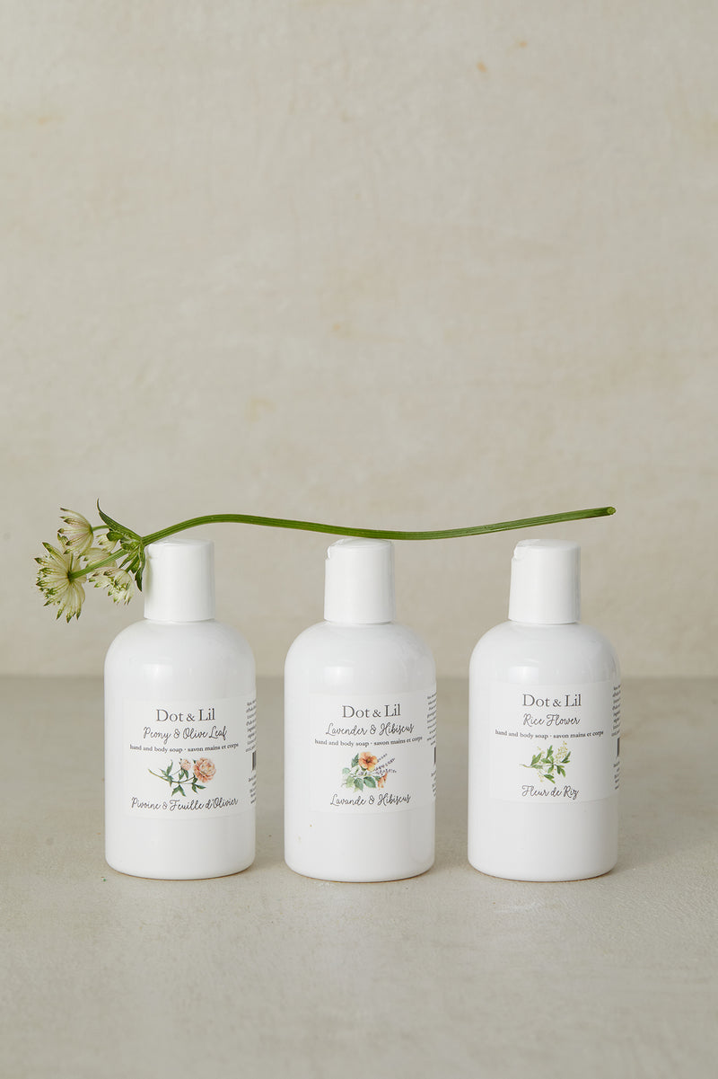 rice flower liquid soap