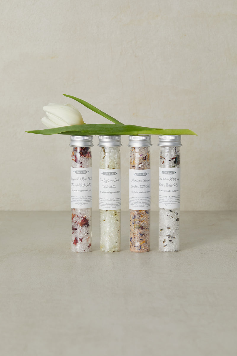 library of bath salts gift set