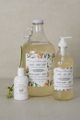 travel-size hand & body soap