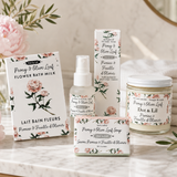 Coffret de bain aux fleurs