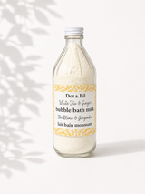 White tea Ginger foaming bath milk dot lil