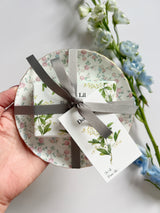 NOUVEAU - cadeau savon fleur de riz + soucoupe