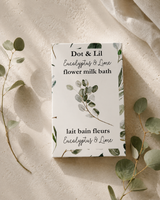 eucalyptus lime milk bath sachet dot lil