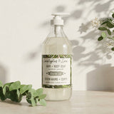 eucalyptus  lime liquid soap dot lil