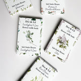 lait bain « Eucalyptus et citron lait bain » – Motifs botaniques