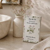 geranium milk bath sachet dot lil