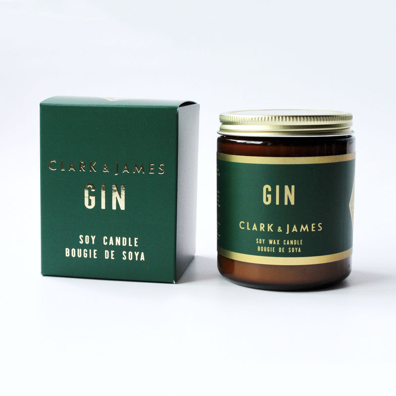 Clark & James Gin candle