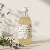 lavander hibiscus liquid soap dot lil