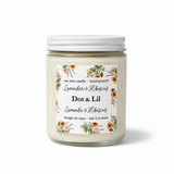 lavender soy candle dot lil