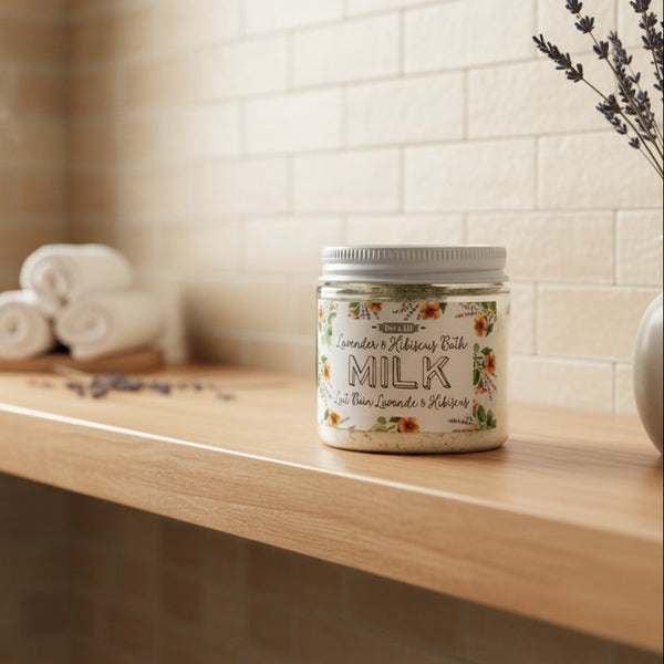 petitlait bain  Lavande & Hibiscus  3.5 oz