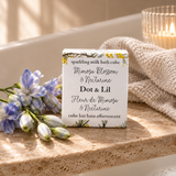 Cube de bain effervescent – Fleur de mimosa & nectarine