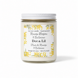 mimosa soy candle dot lil