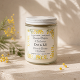 mimosa soy candle dot lil