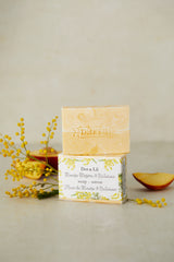 mimosa blossom & nectarine soap