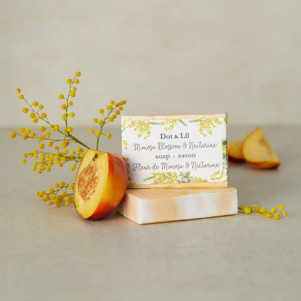 savon fleur de mimosa &amp; nectarine