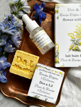 Mimosa Blossom & Nectarine sparkling milk bath cube
