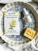 mimosa blossom & nectarine bath milk sachet