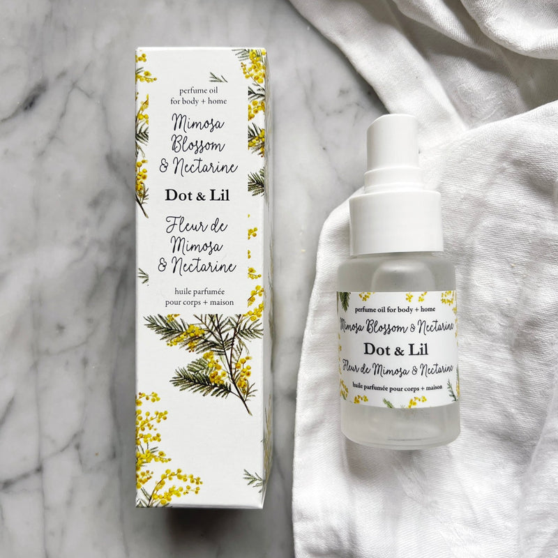 Mimosa blossom & Nectarine perfume oil