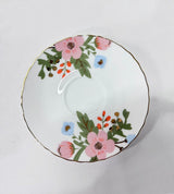 NEW - mimosa blossom & nectarine teacup candle