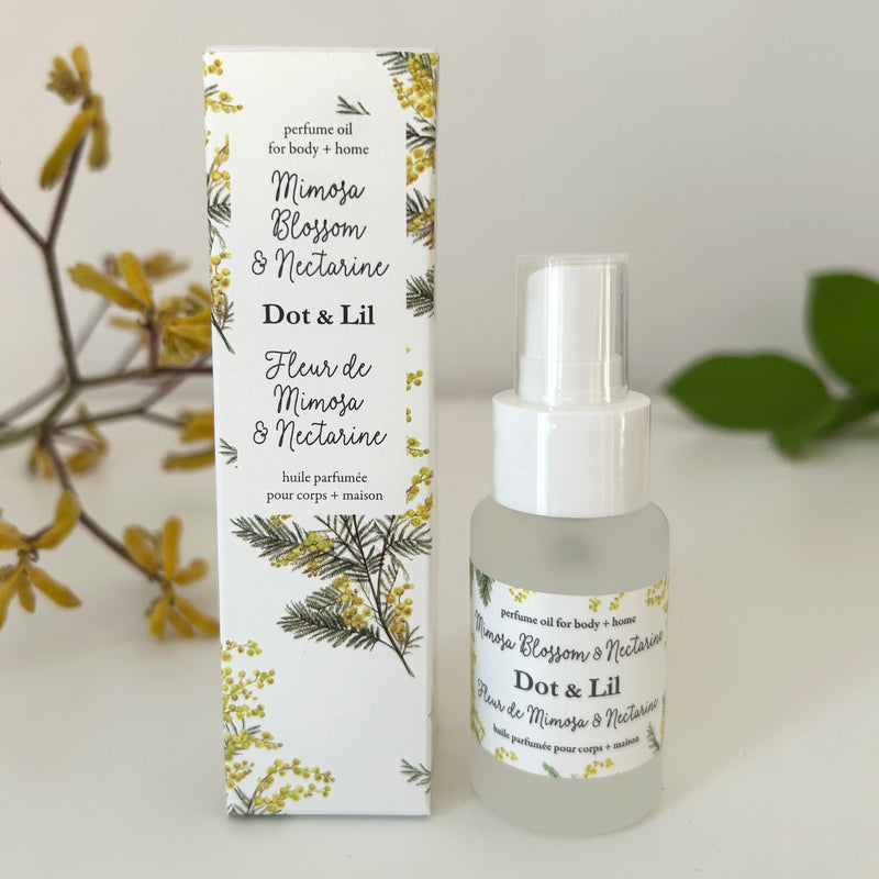 NOUVEAU - Huile de parfum Fleur de Mimosa &amp; Nectarine