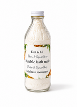 pear osmanthus foaming bath milk dot lil