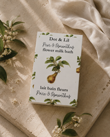 pear osmanthus milk bath sachet dot lil