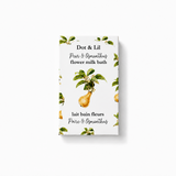 pear osmanthus milk bath sachet dot lil