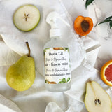 pear osmanthus linen spray glass bottle