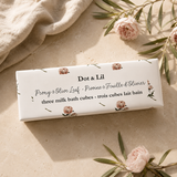 Milk Bath Cubes Trio – Peony & Olive Leaf