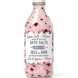 Bath Salts – Peony & Olive Leaf – Bottle