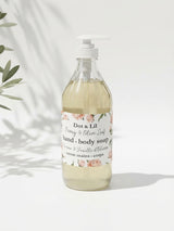 peony olive leaf liquid soap dot lil