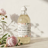 peony olive leaf liquid soap dot lil