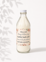 peony olive leaf bubble milk bath bottle dot lil