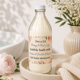 peony olive leaf bubble milk bath bottle dot lil