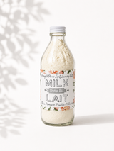 peony and olive leaf milk bath bottle dot lil 