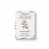 peony olive leaf milk bath sachet dot lil