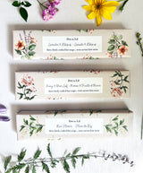 rice flower soap trio packaging detail
