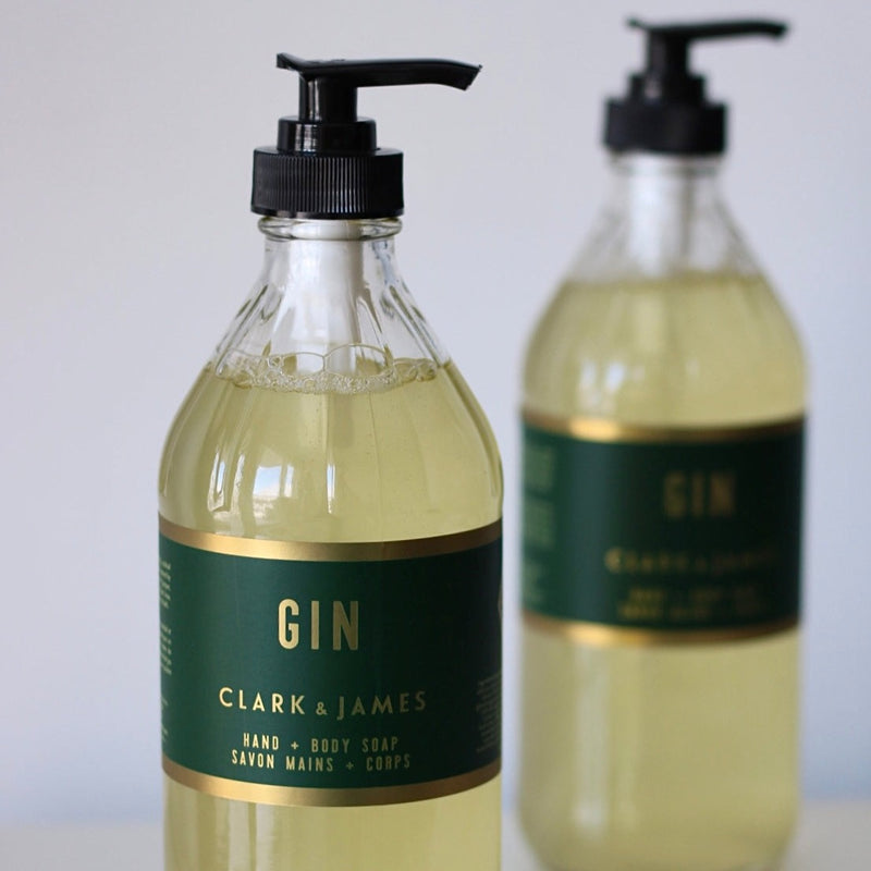 Clark & James Gin liquid soap less-than-perfect